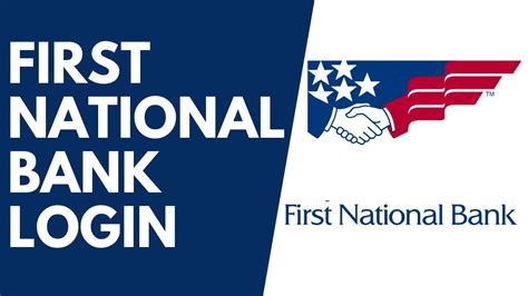Login · First National Bank.